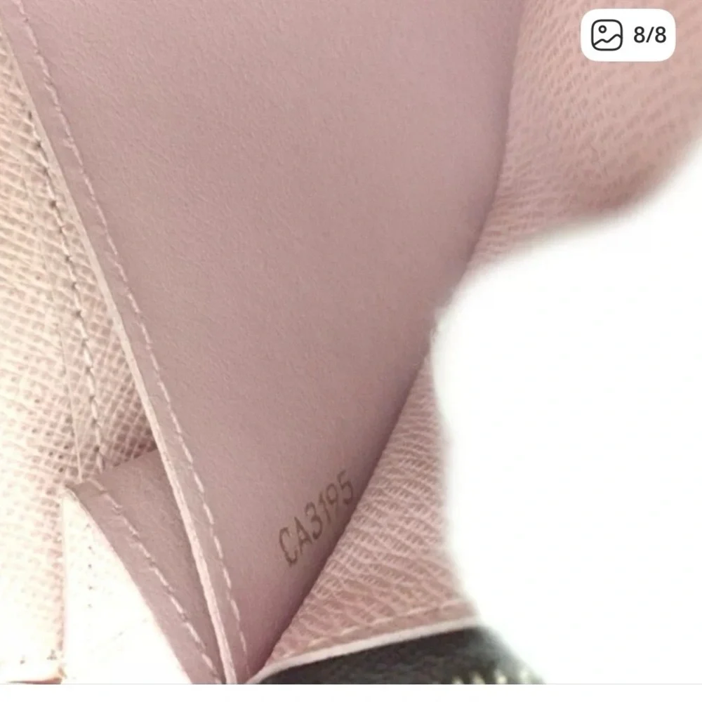 Louis Vuitton Damier Portefeuille Carissa long bifold wallet - Picture 6 of 7